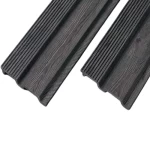 Wood alternative for decoration, size 12 x 290 cm, grey