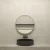Oval-Shaped Mirror, Golden Aluminum Frame, Size 60 × 60 cm