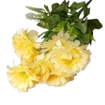 Sandra artificial flower bouquet, yellow color, size 38 cm
