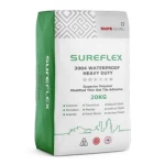  Heavy Duty Waterproof Tile Adhesive SURE FLEX 3004  Sure Level  Can 20 kg