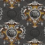 Decorative Wallpaper Venice Set, Black With Brown Color, Size 5 m², Germany, Product Code 47-5768