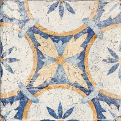Hexagonal Porcelain Tiles 15×15 cm Multicolored, Spanish Patterns | 
