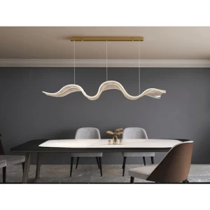Odessa Hanging Light 3000 Kelvin, 1500 mm Length, 520 mm Width, 67W LED, Gold Color | 