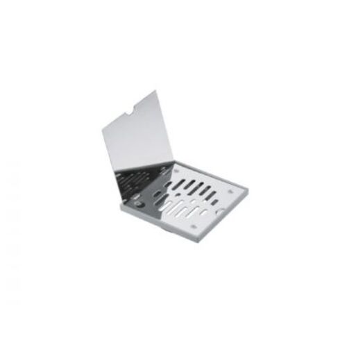 صفاية للحمام مربعه، ابعاد 15×15 سم، لون فضى | N16.158-2