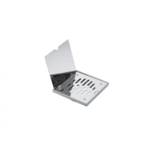 صفاية للحمام مربعه، ابعاد 15×15 سم، لون فضى | N16.158-2