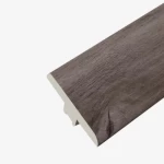 Wooden Parquet Joint T shape, Length 240 cm, Width 4.5 cm, Height 9 mm, Dark Brown Color, Model CH01740070