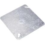 Square Electrical Cover Galvanized Steel Size 10x10 inch, Hole Size 1/2 inch | Al-Rouf