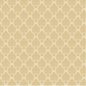 Patterned Wallpaper 15.6m×100cm Brown with White Patterns | Luxury line