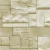 Modern Wall Covering, Length 10 meters, Width 53 cm, light green with beige Color