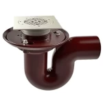 صفاية مياه ارضيه داخلية حديد زهر 75 ملي، مصرف مربع الشكل | مصنع سعودي كاست