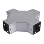 Cable Trunk Cross (W/P), GI Steel, Inside Bend, 1.5mm Thickness, 60mm Height, 300mm Width | BAHRA