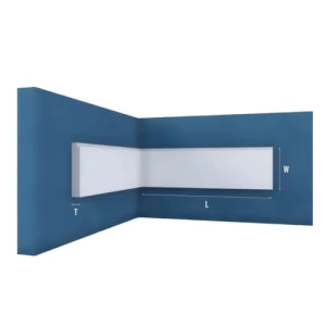Foam Cyclo Stone Skirting 15 cm White Color | Luxury line