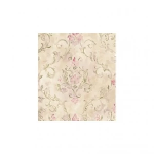 American Wallpaper Beige Color Classic Design, Size 10m x 0.53m, Model aq50909 | Balbaid Decor Company
