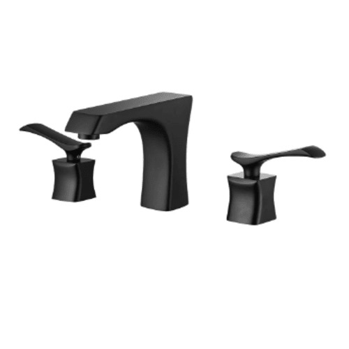 Concealed Sink Mixer Three Lines Black | ALHashim Sanitary Tools