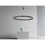 Milla Pendant Light, Sandy Gold Color, 76 W LED, Size 805×1500 mm