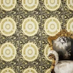 ورق جدران تصميم مودرن، مقاس 10 م×50 سم، لون كريمي