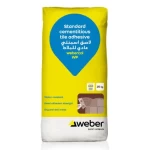  لاصق بلاط لاتكس اسمنتي Webercol WP  براند ويبر  20 كجم لون رمادى 
