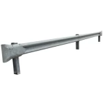 درابزين حديد صلب خارجي للحماية مثبت في الارض ارتفاع 80 سم  