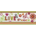 Youth and children wall decoration, multicolor, length 10 m, width 0.53 m, model 478501 
