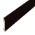 Dark Brown Vinyl Polystyrene Skirting, Size 240x8 cm