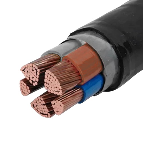 كابل كهرباء مسلح CU/XLPE/STA/PVC مجدول 4.5 خط 4×10+6 ملم 0.6/1 ك.ف طول 1000 متر | بحرة للكابلات