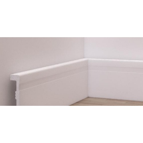 نعلات فايبر 25×120 سم، لون ابيض، موديل SC125 | البيت الكلاس للديكورات