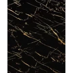 Chinese Marble alternative to bathrooms Rectangle, Size 280 x 122 cm, Black with gold veins color
