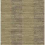 American Wallpaper Dark Beige Color Striped Design, Size 10mx0.53m, Model ZA31505