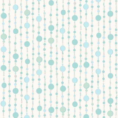 American Wallpaper Youth & Children 10m x 0.53m Off White Blue Green | Balbaid Decor Company