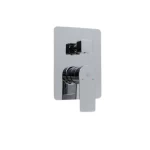 Bath Mixer Triple Function, Shiny Chrome Color, Pressure 15 Bar, Length 12.4 cm Width 18 cm Height 13 cm