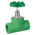PPR Circular hand Valve Size ½ inch × 20 mm   Al-Jawdah  Green  Color