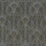Italian Wallpaper Dark Gray Color Modern Design, Size 10mx0.53m, Model Z21712