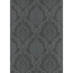 ورق جدراي كلاسيك لون رمادي داكن، طول 10 م، عرض 0.53 م، موديل 15-10030