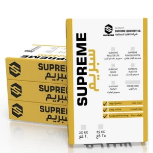 Decorative Cement Coating 25 kg White, Spraying Application | Supreme Company