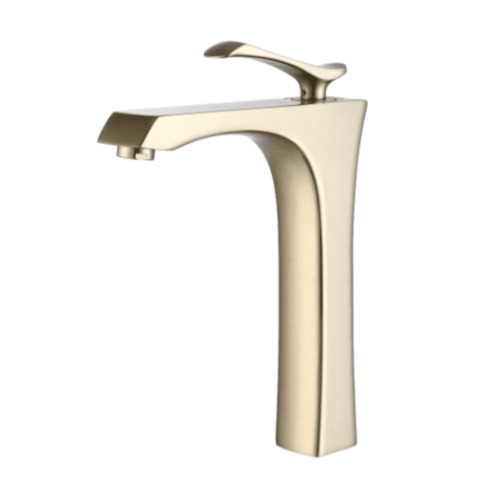 Long Washbasin Mixer 28×15.6 cm, Gold | Prime Alarabia