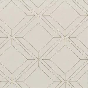 Belgian Wallpaper Geometric Design 10 m x 0.53 m Beige Color | Abyat Company