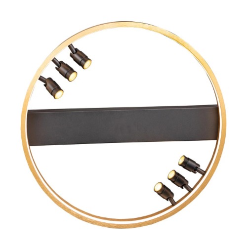 ثريا كريستال COB 6*3W + LED 35W قطر 60 سم، ستايل أوروبي | 5019