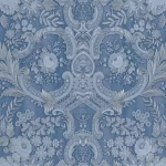 Italian Classic Wallpaper, Size 10m×1.06m, blue Color, Model 5815 
