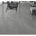 Indian Porcelain Floor Tiles, Rectangular Shape, Size 240x120 cm, Glossy Surface, Shiny Smoke Color