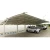 Steel Car Awning with Steel Roof, Rectangular Columns, Height 2.5 meter, Panel Width 2 meters