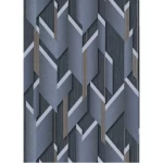 German geometric wallpaper, size 10 m x 0.53 m, gray color, model 10145-08