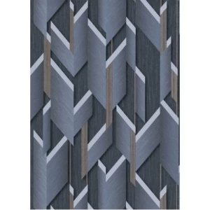 German Geometric Wallpaper 10m x 0.53m Gray, Model 10145-08 | Balbaid Decor Company