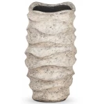 Fiber cement planter length 110 cm width 55 cm beige color