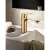 Washbasin Tap, Gold  Color, Short