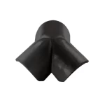 زاوية ثلاثية قرميد خرساني، مقاس 420×465 مم، لون أسود لامع | مصنع الديار العتيقة