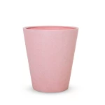 Fiberglass decorative pots for plants, Pink Color, 62 cm Height, 55 cm Width.