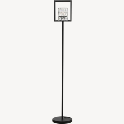 Shah Jahan Ceiling Light 30x30x160 cm Black | Clear Color | Abyat Company