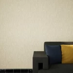 ورق جدران نقشات، مقاس 10 م×50 سم، لون بني فاتح