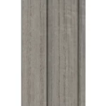 PVC wood replacement, gray, size 12 x 290 cm