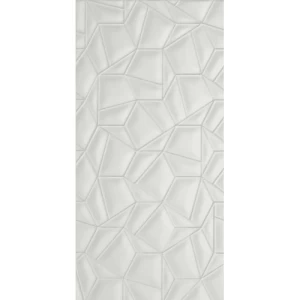 Wall Tile 60x30 cm White Matte, Reflections Model | Abyat Company